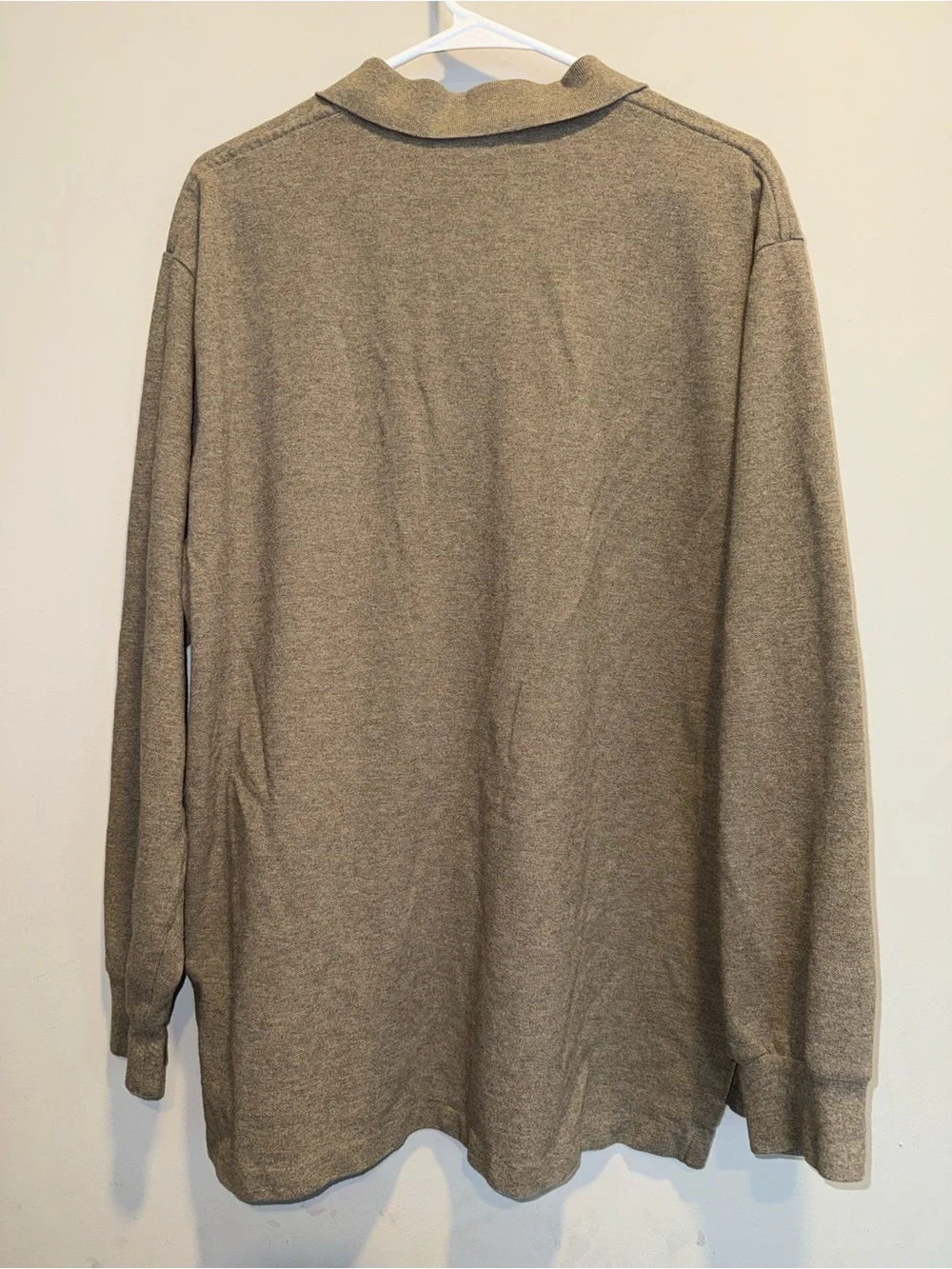Ralph Lauren Long-Sleeve Polo Shirt - Taupe